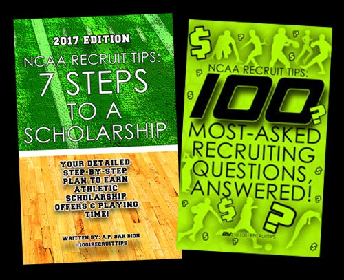 1001RecruitTips's tweet photo. All Weekend: 50% OFF all #RecruitTip books: https://t.co/074d0cghvR <<< Get 7 Steps to Scholarship & 100 Most-Asked Questions for $19.99 https://t.co/1kbFCZD0Rz