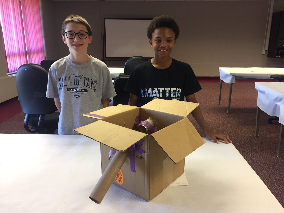 FlintSOUP's tweet photo. Stemletics SOUP! 5 students created sports related prototypes to better their game. David and Elijah won the SOUP grant. #baseballpitcher https://t.co/9mwcRN8H2R