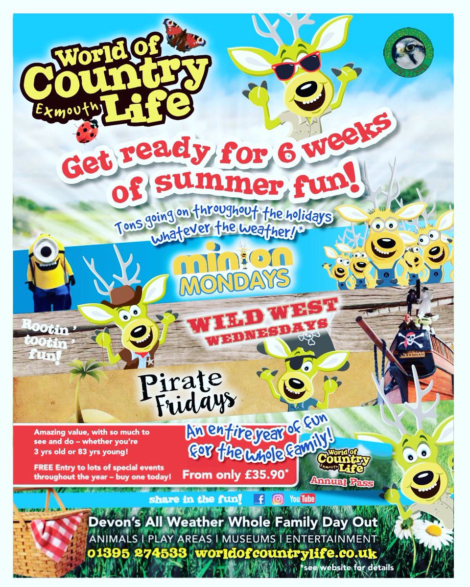 pressattraction's tweet photo. If it's a little damp outside then enjoy some inside family fun before the sun comes back out 🌦 @WOCL_EXMOUTH https://t.co/uvBhFobg3w