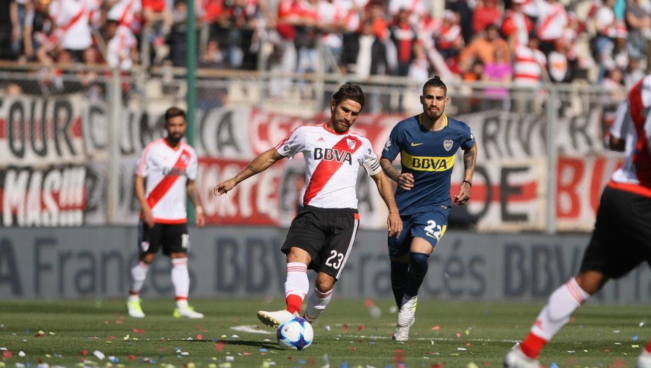 RiverTuittero's tweet photo. #CopaBBVAFrancés | FINAL DEL 1T: #River 0 - #Boca 0. https://t.co/JZa5lNHgAO