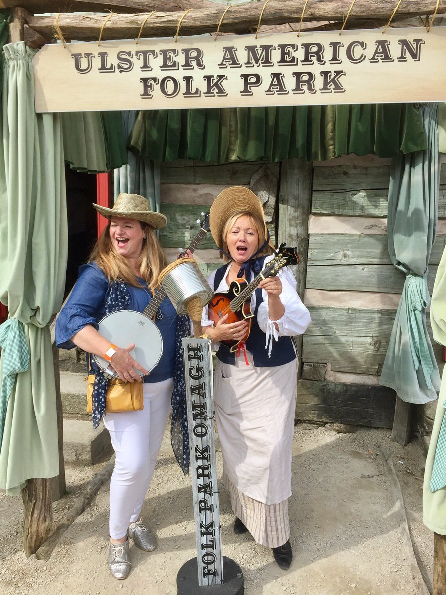 #BluegrassOmagh Festival amazing atmosphere <a href="/FolkParkOmagh/">Ulster American Folk Park</a>