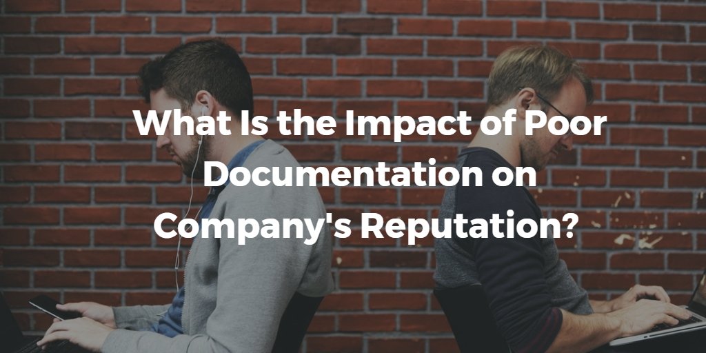 TrugreenPR's tweet photo. What is the Impact of Poor Documentation on Company's Reputation? - @StepShotApp https://t.co/rcJ6nd5kXJ
#stepshot #documentation https://t.co/b6XcpgBr5M