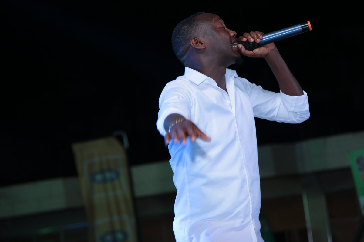ClubPilsener's tweet photo. Catherine Kusasira and Mesach Semakula getting the crowd's groove on! It is so on #ClubMegaFest Masaka. https://t.co/4o6yQEX4z0