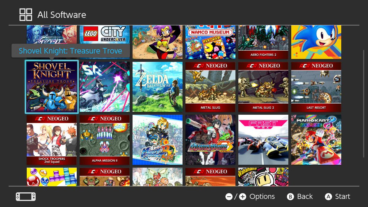 ZSnewer's tweet photo. #MyGames #NintendoSwitch #Sonic #Sega #Nintendo #NeoGeo #NEOGEO #HAMSTER #HamsterCorp #IntiCreates #YachtClubGames https://t.co/RllvbIqN0b