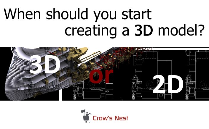SSI_CAD's tweet photo. Don't know when to start creating your #3Dmodel? Learn more here: https://t.co/OWeqsjztAL #3Dvs2D #CAD #shipbuilding https://t.co/IiqIz2O0do
