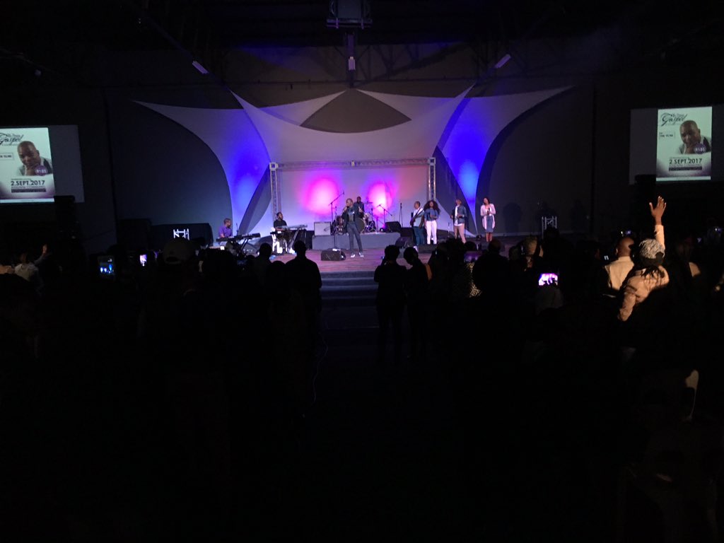 PulseEventsRSA's tweet photo. The man of the moment is here @DrTumisang 

#WePraiseGospel https://t.co/bazkMjOSM7