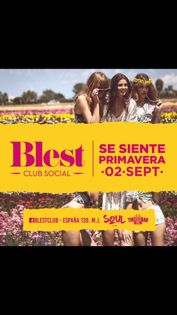 BlestClub's tweet photo. -> HOY es NOCHE de @BlestClub <-
Noche ideal para estar en el PATIO! 💥💣
Reserva tu mesa - Arma tu Lista!
#NochesUnicas https://t.co/kICGiYYIDs