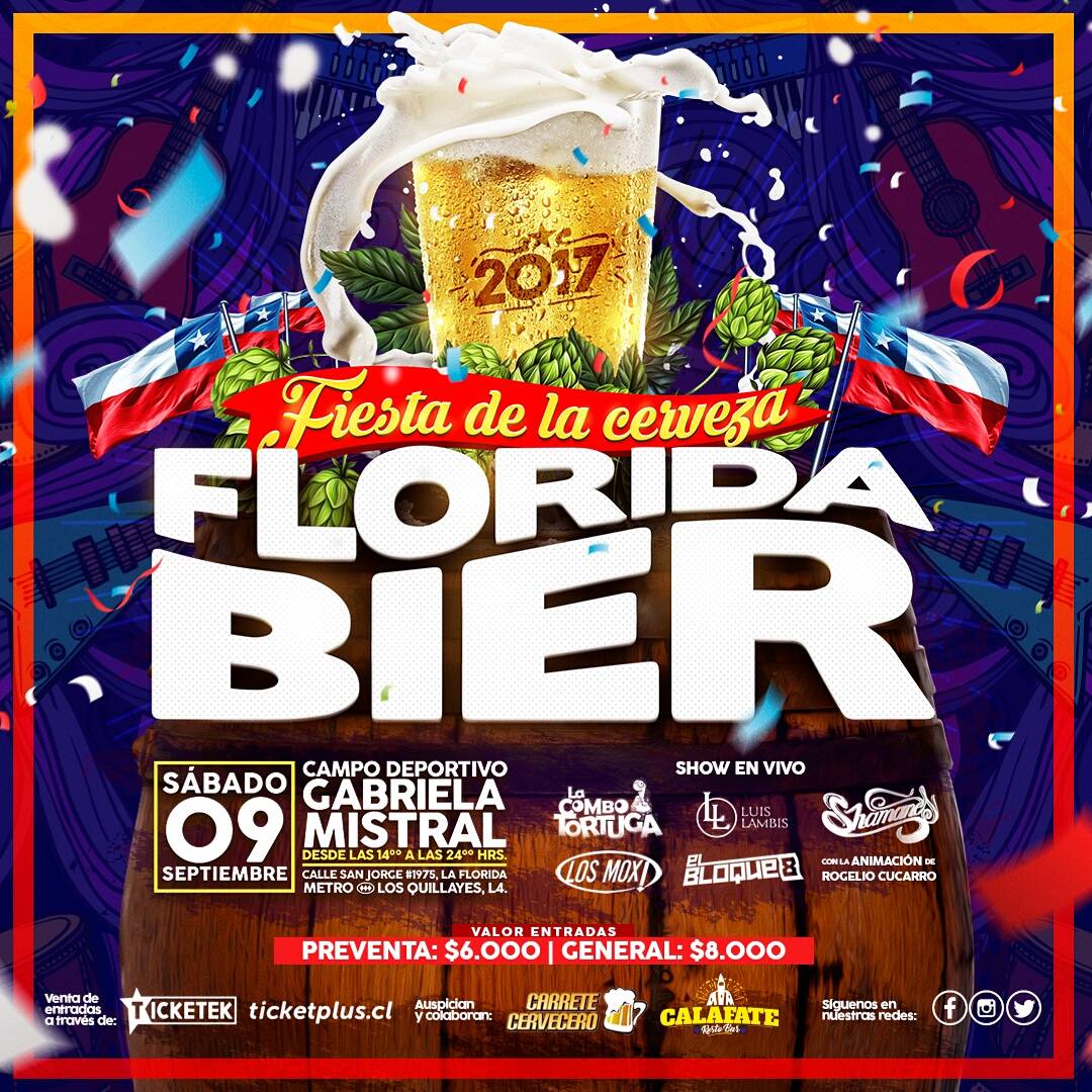 FloridaBier's tweet image. ⚠⚠UUUULTIMOS DÍAS DE PREVENTA⚠⚠ 
 #Ticketek #TicketPlus #PorteriaGabrielaMistral 
#FloridabierEsLaCumbia 💪🍻🍻
facebook.com/events/4536595…