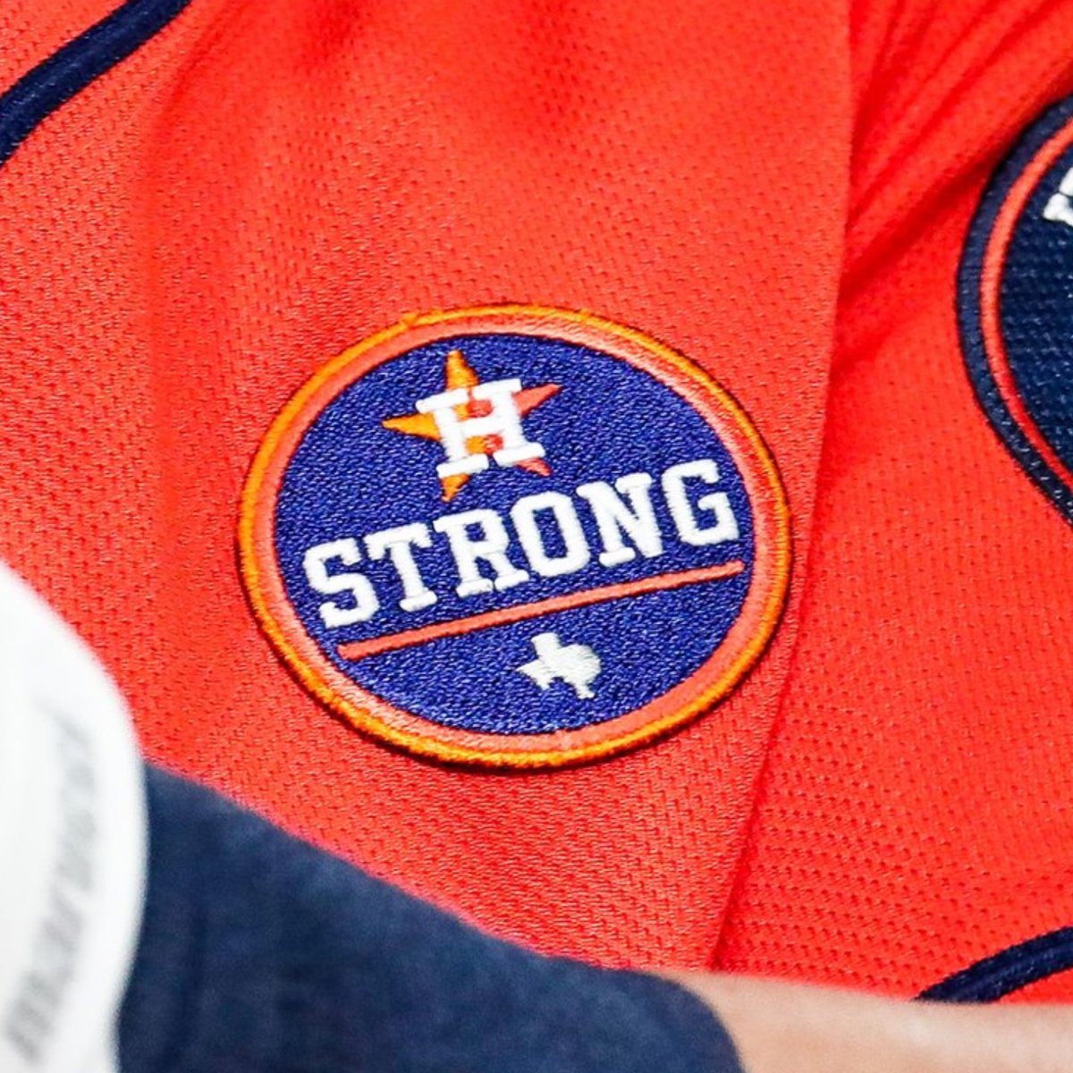 Chris Creamer  SportsLogos.Net on X: Houston #Astros add a Houston Strong  patch to the front of their jerseys  / X
