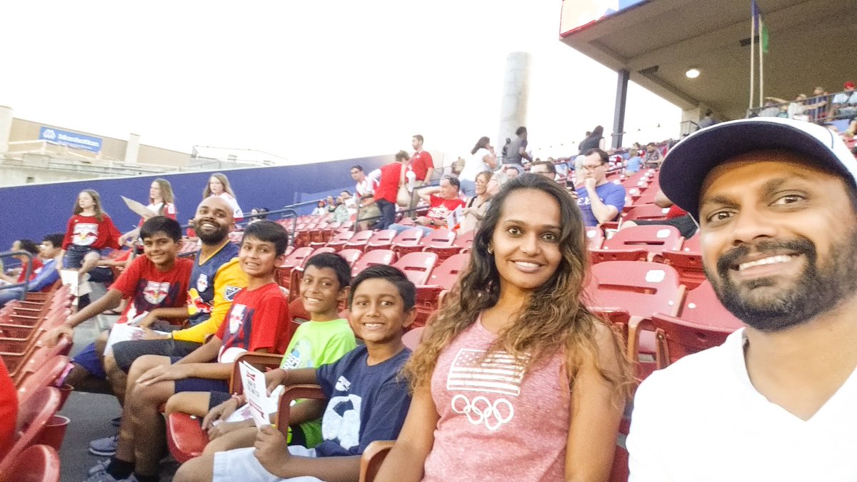 anup_snoop's tweet photo. #FCDvNYRB Family Time is the best time!! https://t.co/C2FLw2tC8f