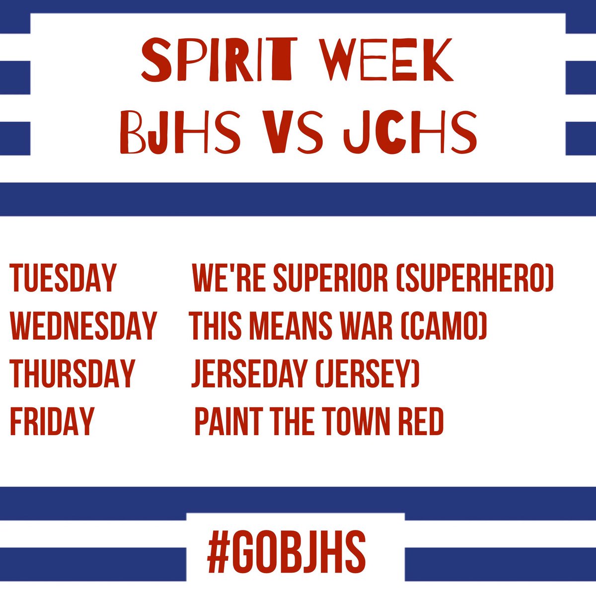 Madison Bowl Spirit Week