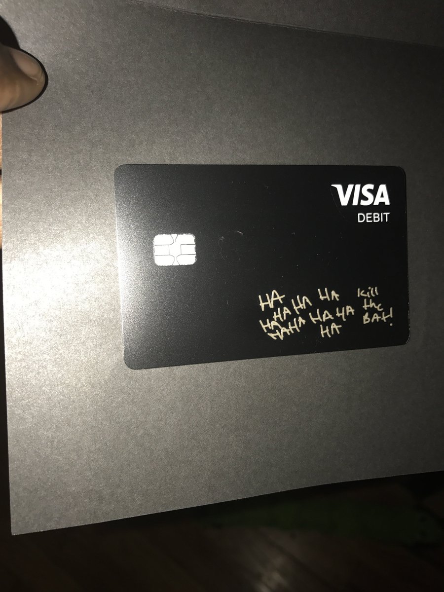 DatBkDude's tweet photo. Finally got my #cashcard in. #killthebat https://t.co/9tUNbAgtIF