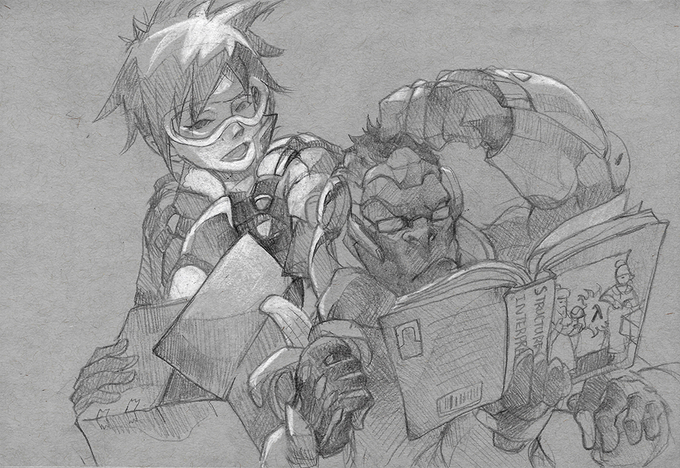 Whatcha got there, Winston? #overwatch 
