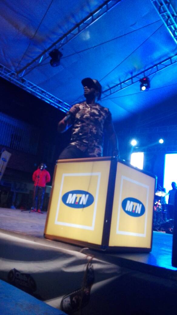 mtnug's tweet photo. You know it's lit when you see @bebecoolug on stage. #ClubMegaFest #Masaka #Moments2Share @ClubPilsener https://t.co/xs6BE6jEyh