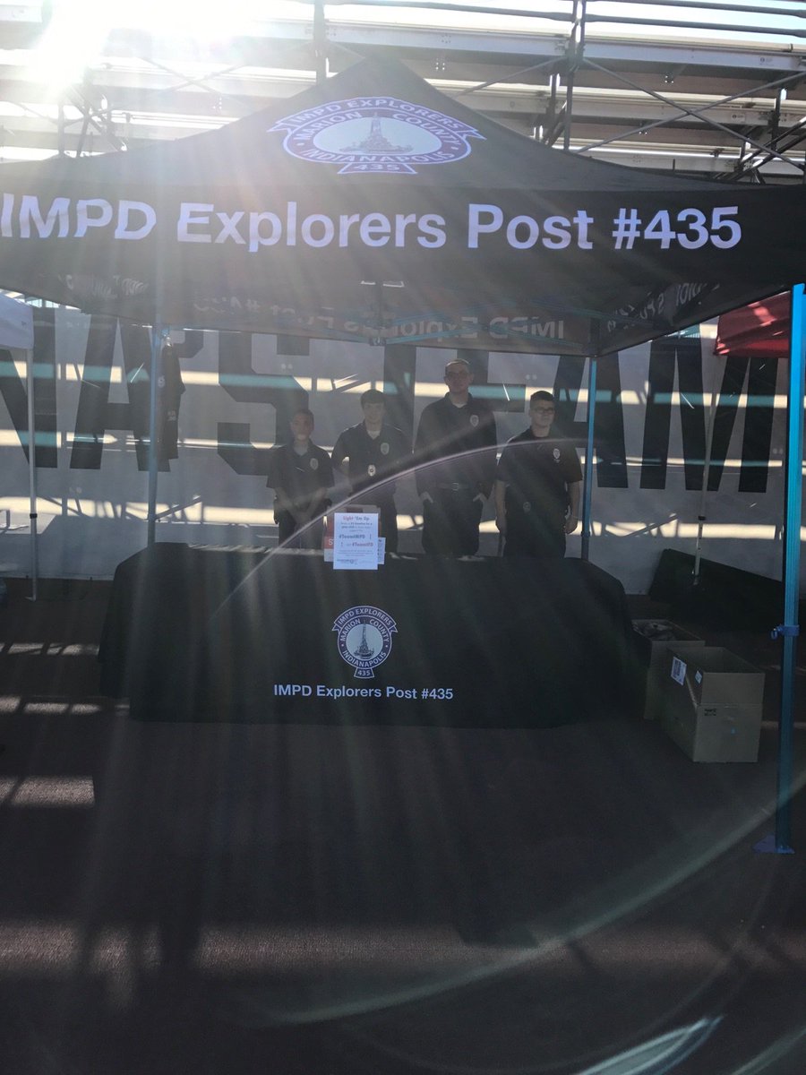 IMPDExplorers's tweet image. The IMPD Explorers are out at the Indy Eleven charity game. Come stop by the Honda Fun Zone to check us out!