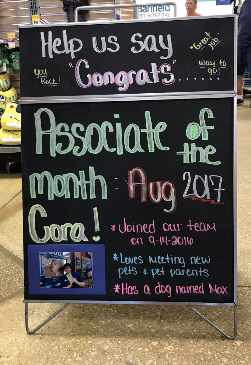 #Congrats Cora! #associateofthemonth #YouRock <a href="/AnnaJ4u/">Anna Jones</a> <a href="/caroline_caron/">CC</a> <a href="/DarinFarmerPETM/">Darin Farmer</a> <a href="/NiaToovirtuous/">Vania Hines</a>