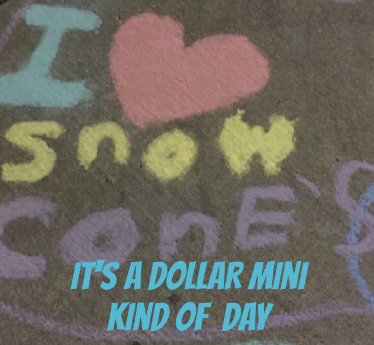 TasteeBreeze's tweet photo. Dollar minis! Come get your fav! https://t.co/iCwf3ZkCkj