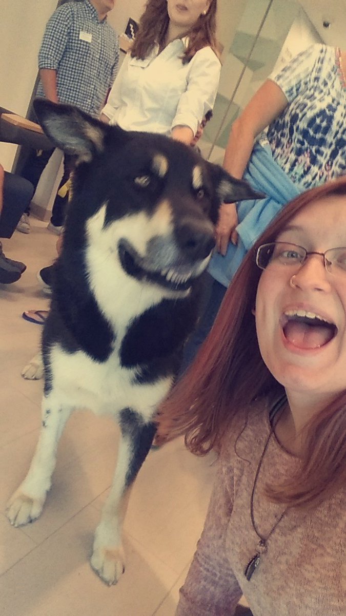 alielong24's tweet photo. @snhuprez Sam needs to work on his #selfie skills. He's perfect in every other way but this in this pic he looks like he's going to eat me https://t.co/x48e8EED7B
