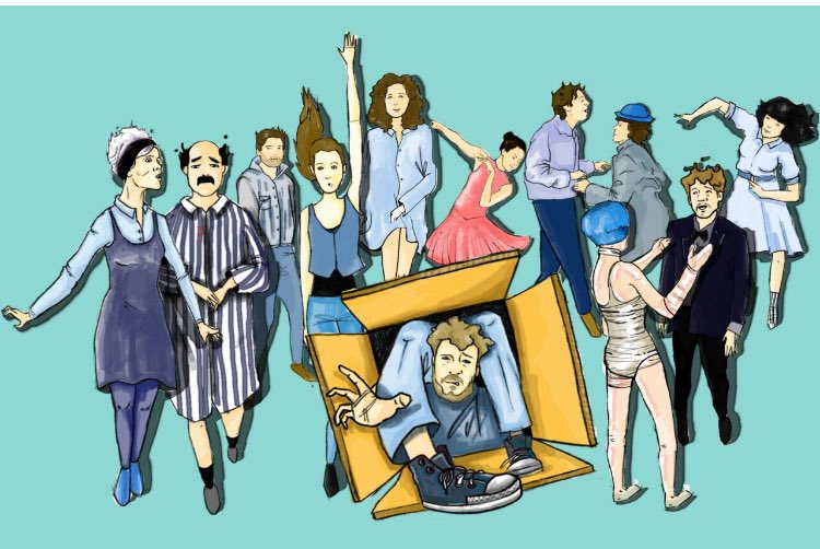 Estrenamosss "Historias de Locura Ordinaria" Dom 10/9 18h Teatro Margarita Xirgu Obra checa, c actores que amo y admiro, bajo mi dirección 🙏