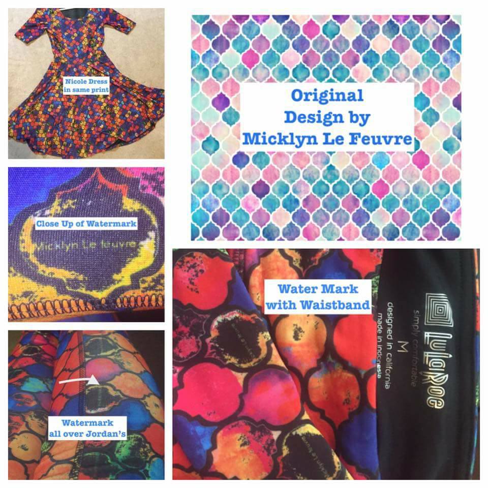 ConsumerAnnie's tweet photo. @LuLaRoe @MyDyer_LLR Yet another artist whose work was stolen by #LLR #becauseofllr artists work is being stolen. #BoycottLLR https://t.co/436j15y7Xq
