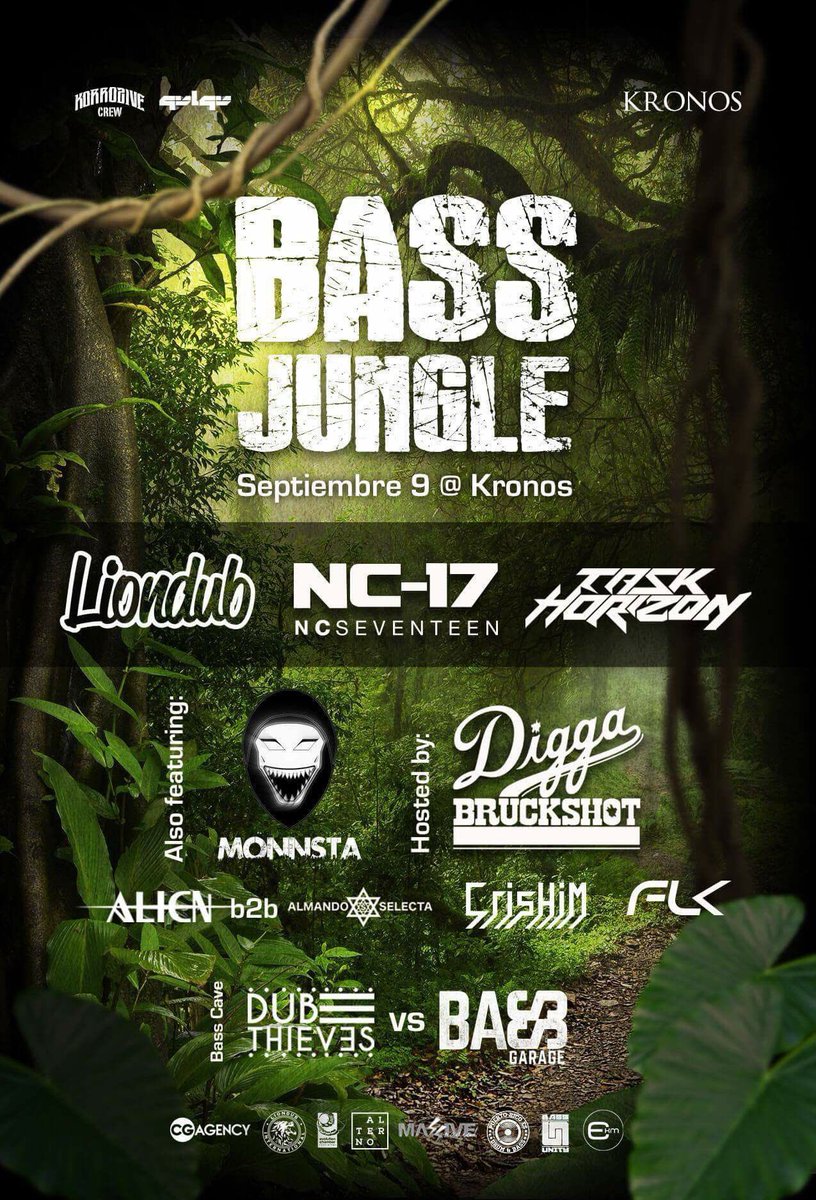 DAMAPROMO_'s tweet photo. MY #BassHeads.
THIS SEPT.9
||B A S S J U N G L E||
https://t.co/bgvbhsfms2
#LionDub
#TaskHorizon
#NC-17
#Monnsta
CLICK LINK
#dnb https://t.co/4GTSIprfNC