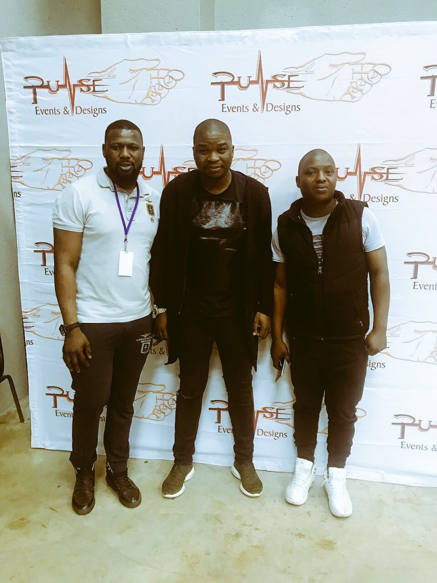 PulseEventsRSA's tweet photo. @PulseEventsRSA team with @DrTumisang 

#WePraiseGospel https://t.co/jOaPGtBtQp