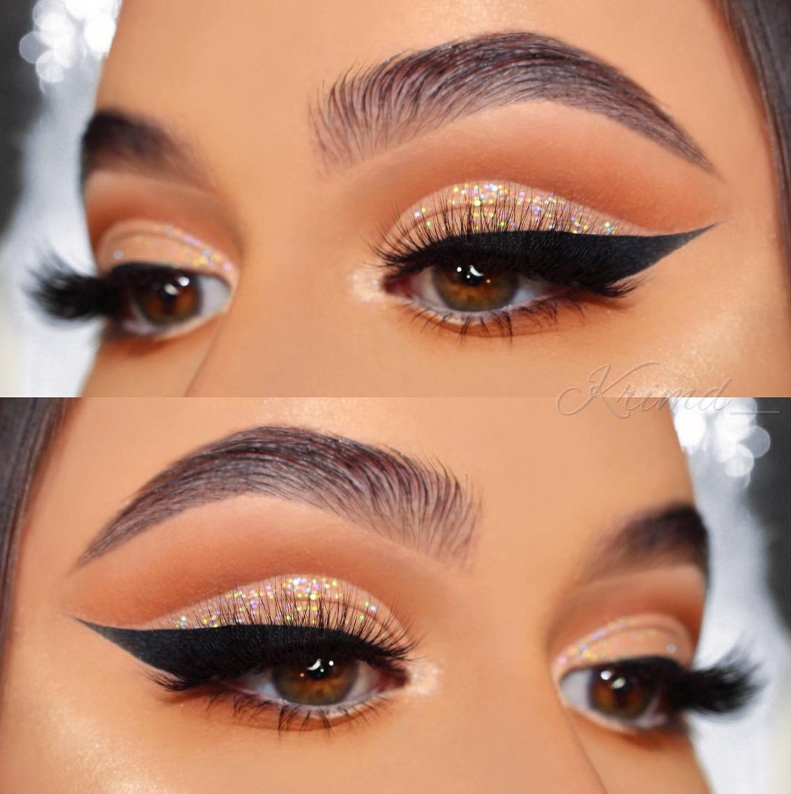 LOrealParisUSA's tweet photo. The coolest eye makeup 🌟 Get the look with Infallible Paints Eye Shadow in Cool Ivory! (via @krimd_) https://t.co/VnzsPtojWm