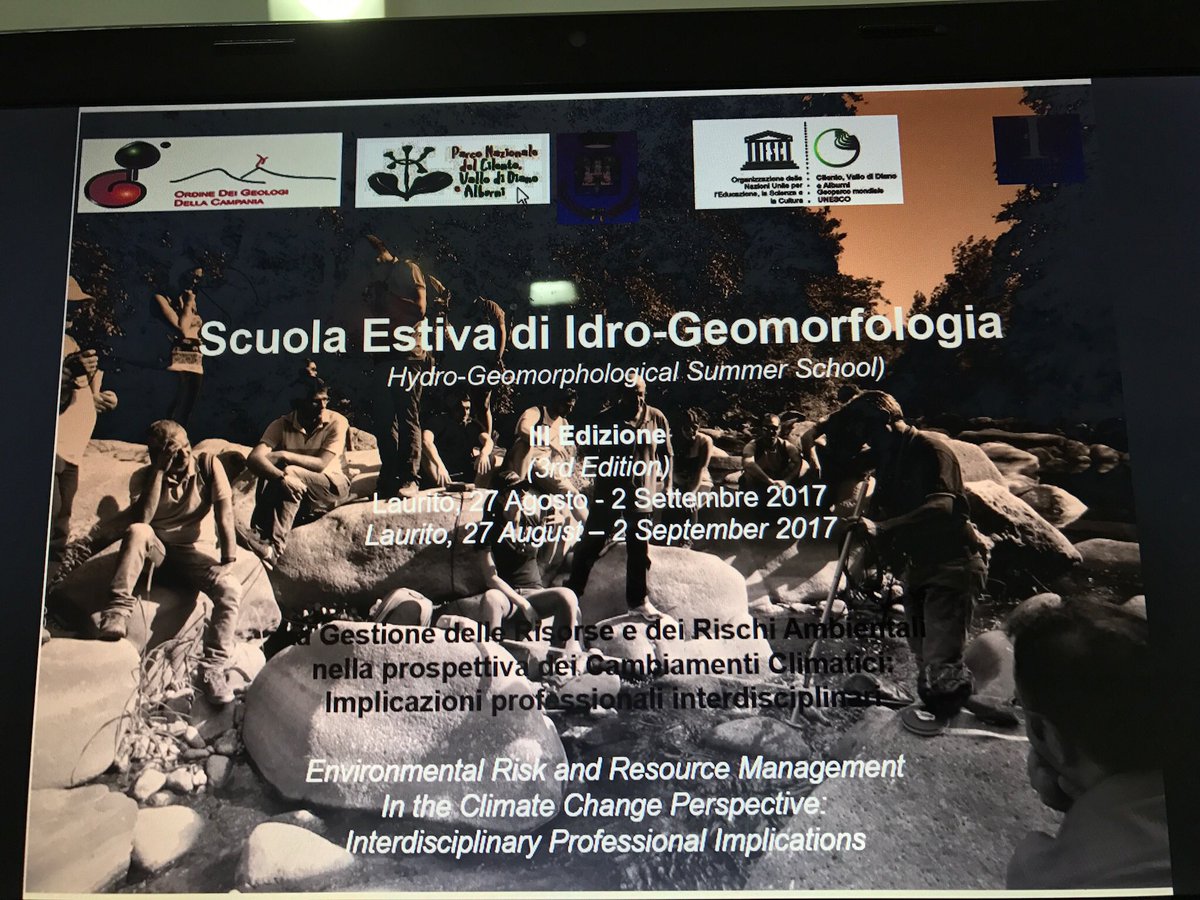 GerardoRuocco's tweet photo. 5^ Day: 2017 Hydro-Geomorphological Summer School, 3rd Edition - Laurito (SA), Italy #pncvda Ingegneri & Geologi #insieme #OrdIngSa https://t.co/XwtDKlefc9