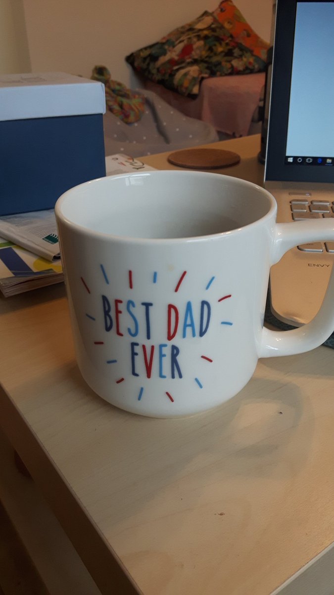 First fathers day with a dad goal achieved. #giantmug