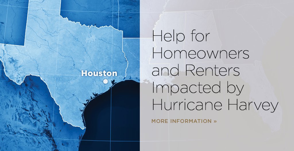 MBAMortgage's tweet photo. Help for Those Impacted by Hurricane Harvey: https://t.co/YGG3ce0WHQ https://t.co/fPLom8rCz1