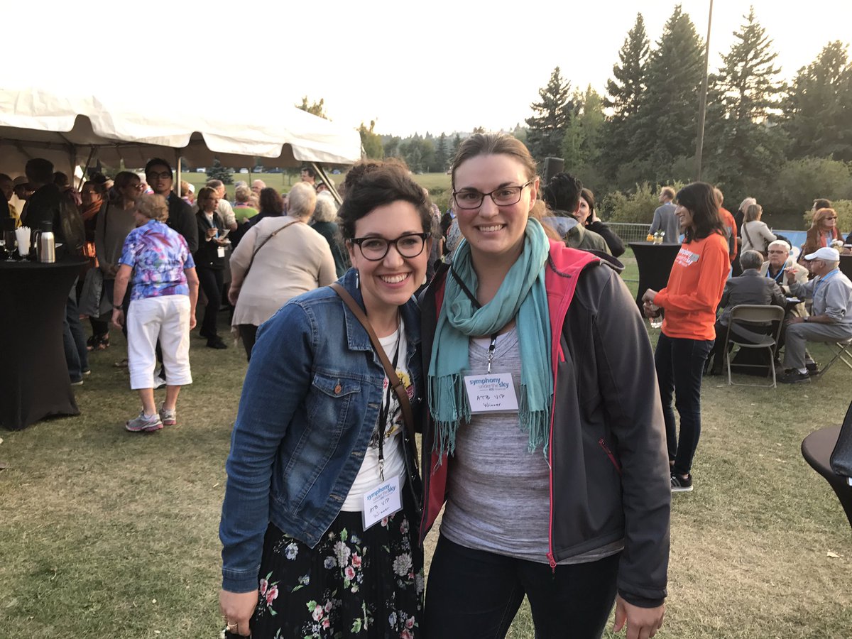 atbfinancial's tweet photo. Tonight #SymphonyUnderTheSky goes Hollywood! Remember to take a selfie w/ the hashtag #ATBVIP to win VIP seats like these two! @edmsymphony https://t.co/eTiKWA5bNV