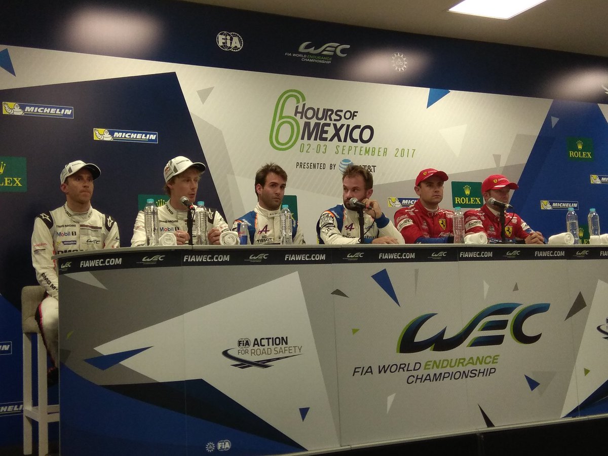 MSTVPLAY's tweet photo. Rueda de Prensa calificación @FIAWEC @6hrsMexico https://t.co/dAKv0IXiCc