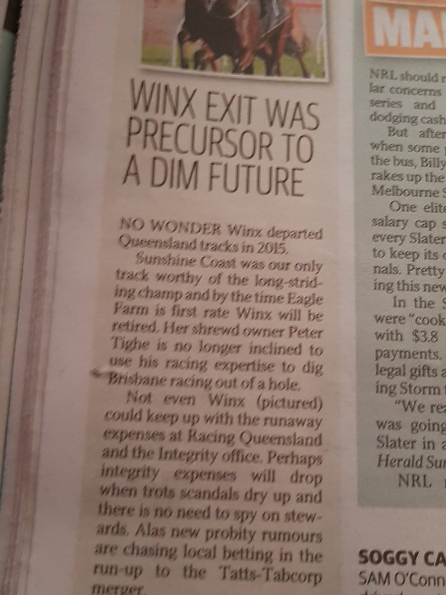 MJV511's tweet photo. Wrong! She also won the Oaks at Doomben #couriermailfail https://t.co/EDB8tQuA5w