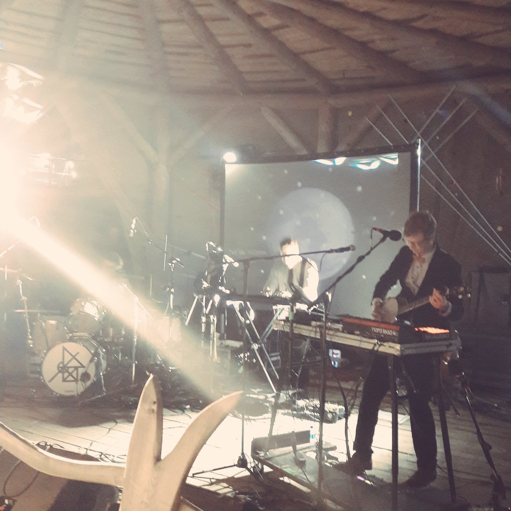 BodyandSoulIrl's tweet photo. Public Service Broadcasting kicking off main stage #bodysoulEP @PSB_HQ https://t.co/o3qx2a7WgG