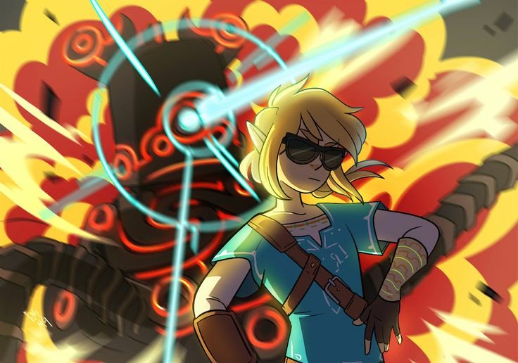 SkulduggeryX44's tweet photo. #BreathoftheWild #fanart https://t.co/dybLZGw3Kv