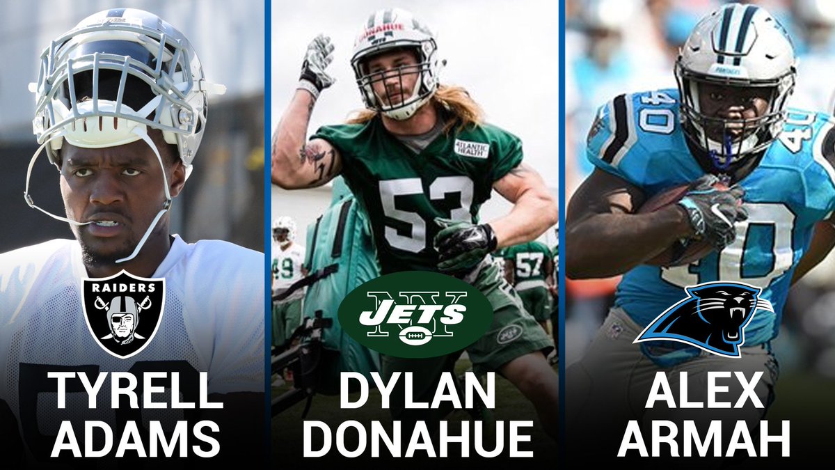 UWGAthletics's tweet photo. What a great day to be a Wolf! Three former Wolves named to NFL 53-man rosters #WolfHowl #WolvesInThePros https://t.co/tqNRGNfbbJ