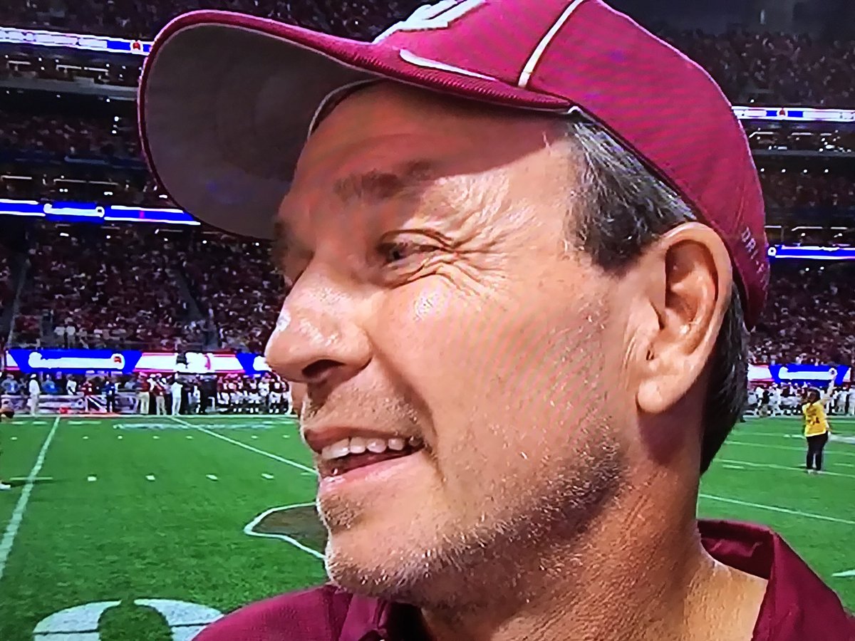BarstoolBigCat's tweet photo. Jimbo has that "I just got off a fishing boat" stubble/tan

Saban looks like he just got done strangling a hobo to death.

Bama by a Billion https://t.co/HSXUceaJPz