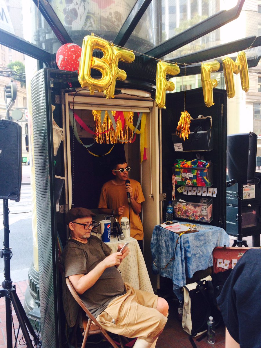 bdayshirt's tweet photo. .@BFFdotFM at #kioskfest on Market Street, San Francisco. Live remote webcast// bff.fm ๐ฉ๐ปโ๐ป๐๐ง๐๐ถ๐ต https://t.co/odda4vF8Qh