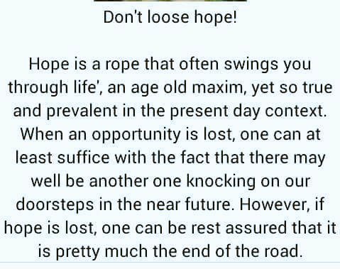 digitalsrikanta's tweet photo. Don't loose hope!#inspiration #Motivation #lifelessons #lifequotes #lifeteach https://t.co/PQ2ZU9BuVJ