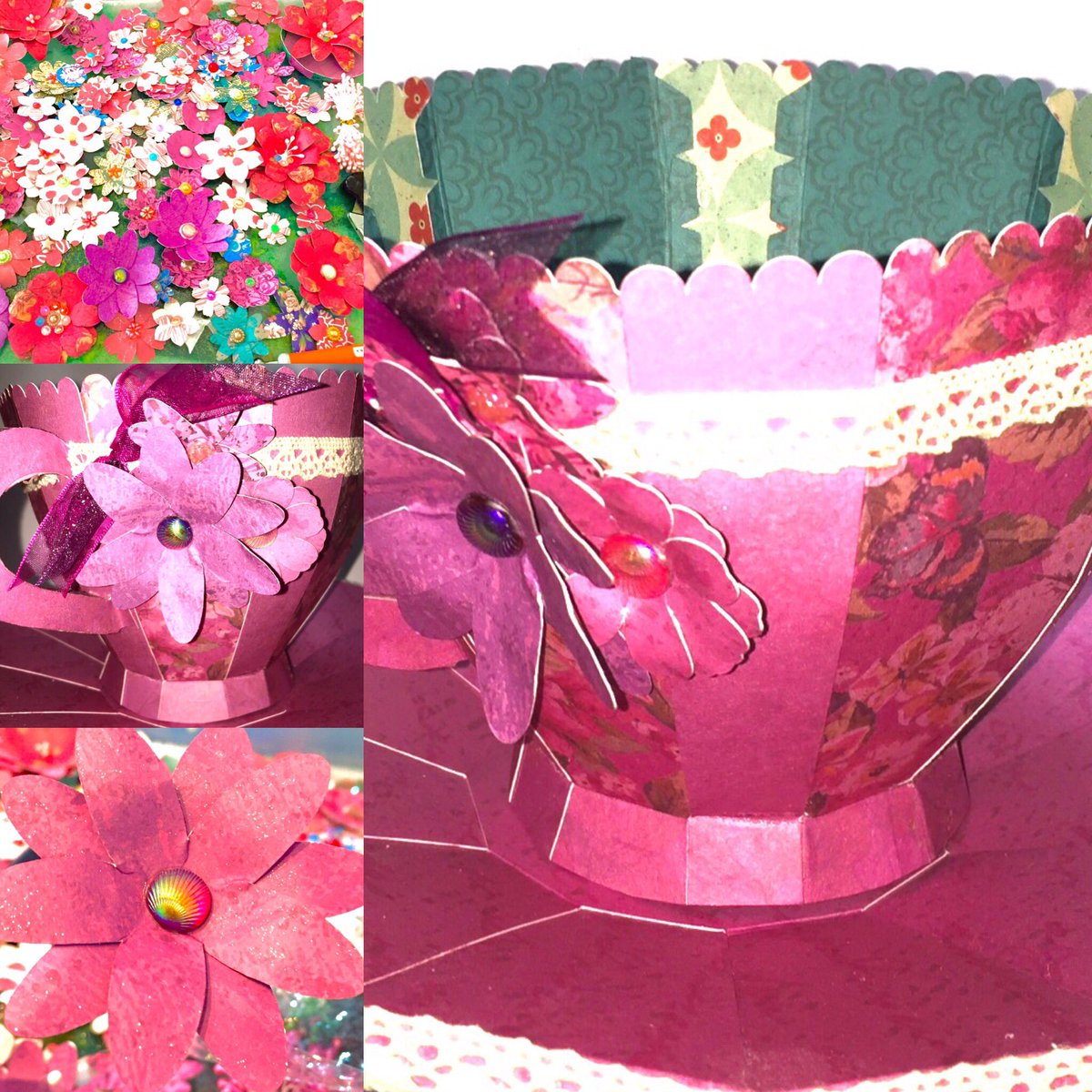 RibbonRabbitUK's tweet photo. New teacup gifts ready to fill with something delicious #giftforher #specialgift #onehourday https://t.co/PysewVoMKC
