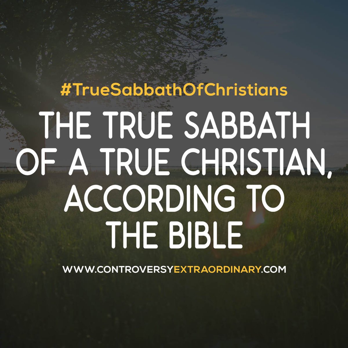 AceroMon's tweet photo. #TrueSabbathOfChristians    https://t.co/T2G3QqSsF1