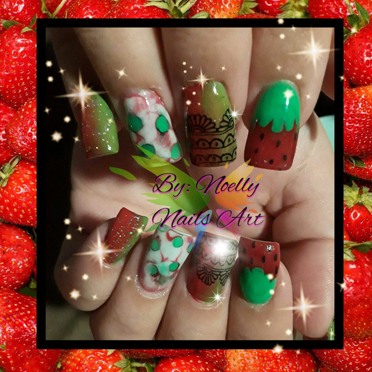 ByNoelly's tweet photo. #uñas #uñasacrilicas #uñasfresa #strawberrynails #nails #FelizSabado #rednails #diseñodeuñas #artnails #bynoellynailsart #acrylicnails https://t.co/ad4cM1SAhA
