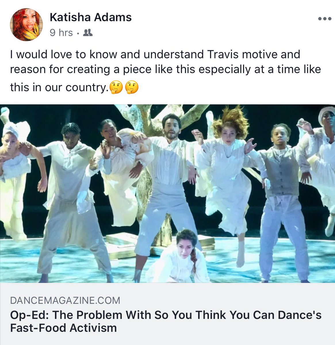 Very interesting that on SYTYCD this choreographer would choose this music for entertainment. This song "Strangefruit" has deeper meaning