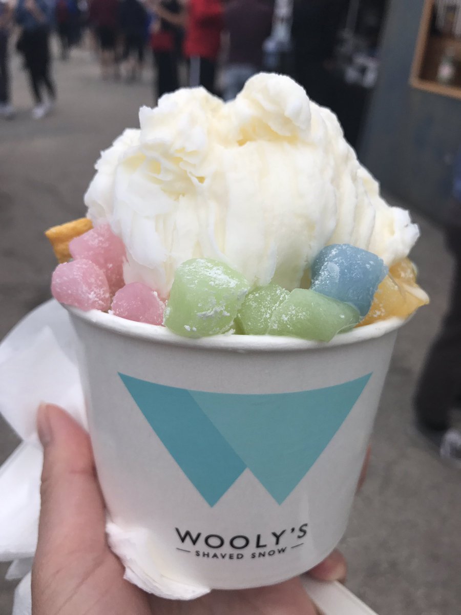 itsgluttony's tweet photo. Highlight of my day: @WoolysNYC at @smorgasburg. One of my favorite desserts of all time. #woolys #gluttony #happy https://t.co/f8e2gKZfar