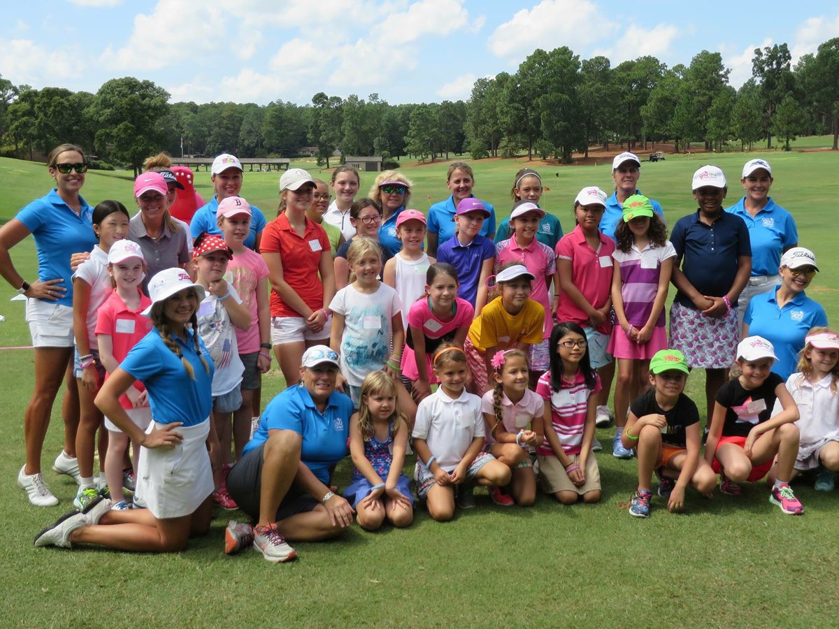 Chiphirst's tweet photo. @LPGAGirlsGolf @lpgateachers Girls Golf Clinic! #changingthefaceofthegame https://t.co/uxLO2hV2Kj