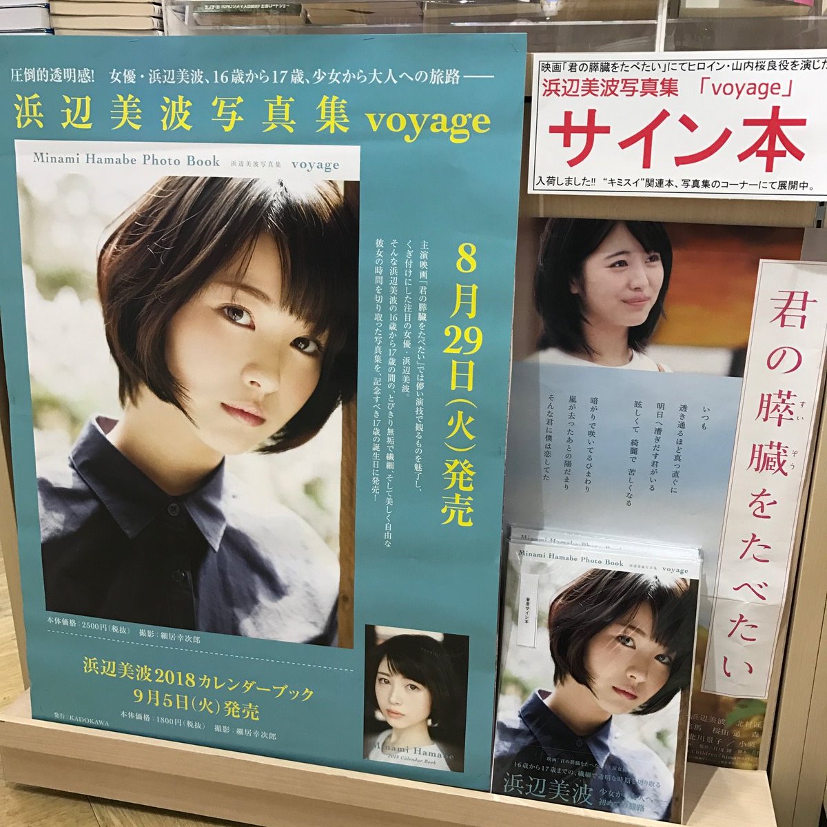 浜辺美波】映画「 #君の膵臓をたべたい 」でヒロイン・山内桜良役を 
