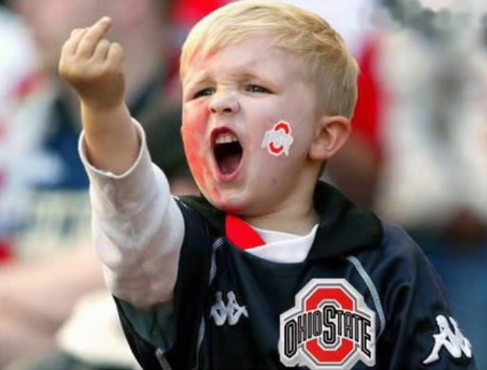 Ready for Ohio St. to comeback. #propermichagainsalute