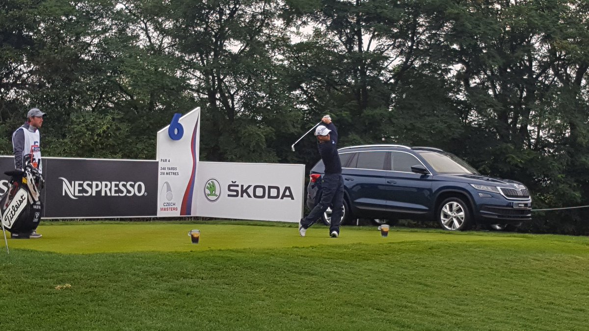 From the tee, @jurrianvdvaart is solid. After that just having rough times. Bogey on five. #CzechMasters