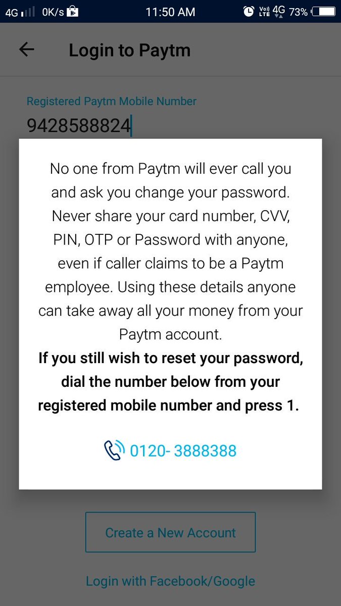 Shubham654's tweet photo. I Forgot My Password, when i click on forgot my p/w this msg arrive. I change My Mobile Device then this problem started.plz solve. @Paytm https://t.co/5NbHYhWp30