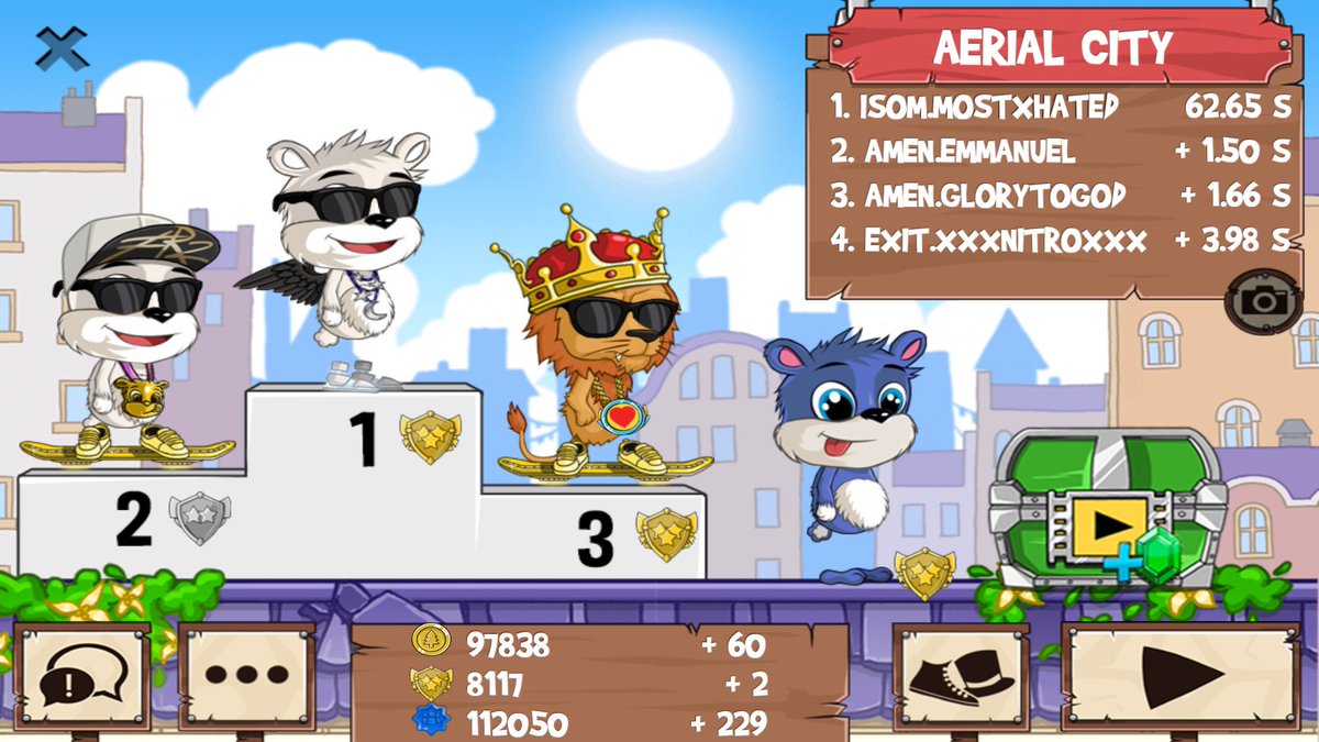 Retired_MHRR's tweet photo. Get on my level, son! #funrun2 #Emmanuel #GlorytoGod #xXxNITROxXx https://t.co/drmCxQ6DWE
